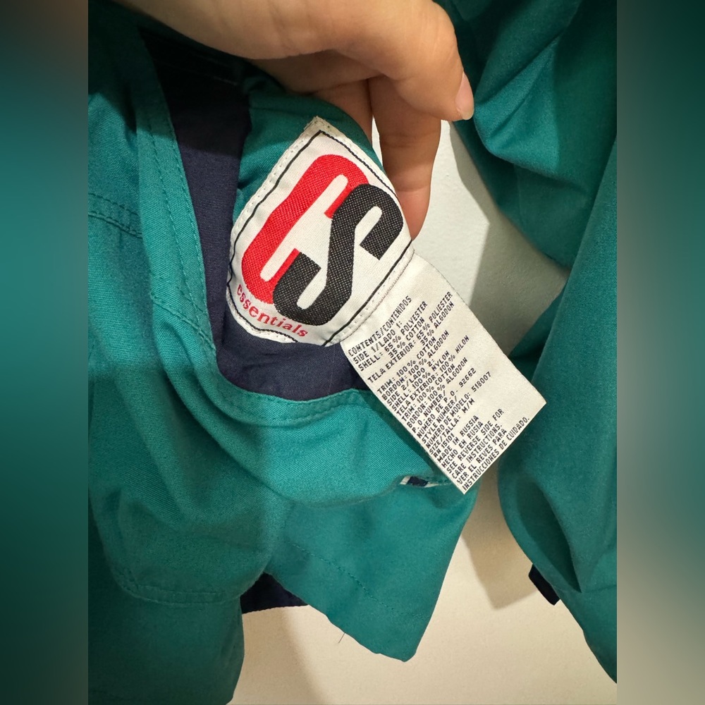 Cs Essentials Reversible Rain Jacket Vintage - image 6